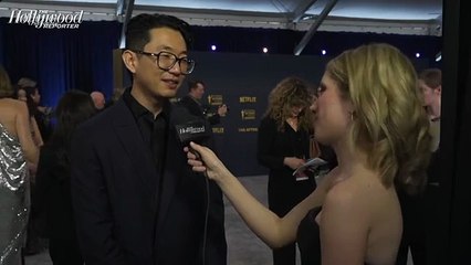 'Beef' Creator Lee Sung Jin Shares What He Looks For When Casting a Show at the SAG Awards | THR Video