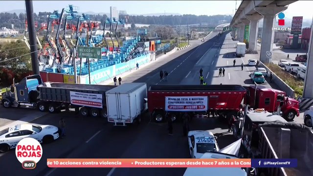 Transportistas amenazan con cerrar accesos a CDMX y fronteras | DPC con Paola Rojas
