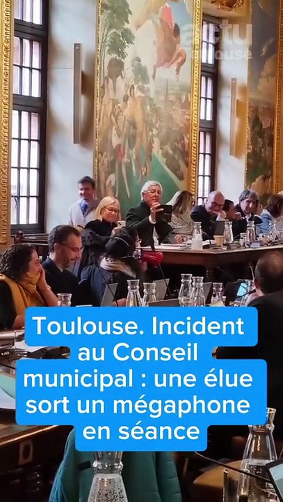 Incident au conseil municipal de Toulouse