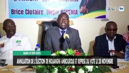 [#Reportage] Mairie de Port-Gentil : annulation de l’élection de Houangni Ambouroue et reprise du vote le 28 novembre