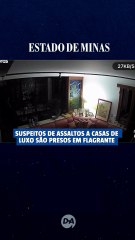Suspeitos de assaltos a casas de luxo são presos em flagrante na Grande BH