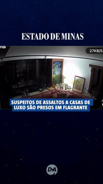 Suspeitos de assaltos a casas de luxo são presos em flagrante na Grande BH