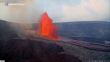 El volcán Kilauea vuelve a ofrecer un espectáculo de lava
