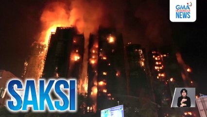 7 high-rise residential building sa Hong Kong, nasusunog | 14 patay kabilang ang isang bumbero | Saksi