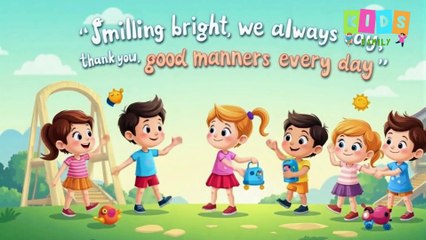 Good Manners Song & Animation | Learn Kindness | #GoodManners #KidsLearning