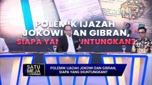 PSI Bela Jokowi Kasus Tudingan Ijazah Palsu: Jangan Diganggu Terus | SATU MEJA