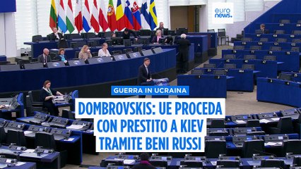 Dombrovskis a Euronews: "Ue proceda con prestito all'Ucraina usando beni russi congelati"