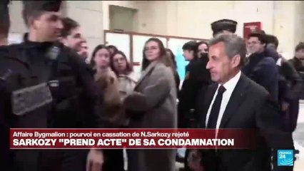Affaire Bygmalion : Nicolas Sarkozy "prend acte" de sa condamnation définitive