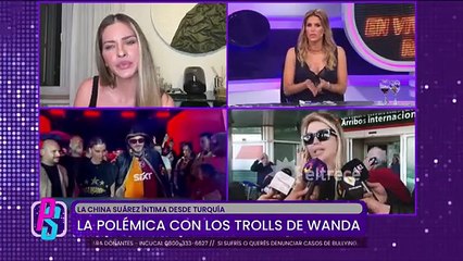 La China Suárez fue tajante y habló por primera vez de Wanda Nara