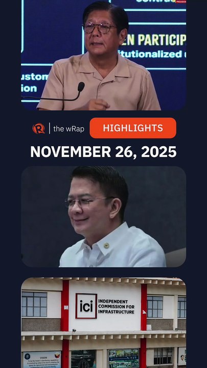 Today’s headlines: Bongbong Marcos, Zaldy Co, Chiz Escudero | The wRap | November 26, 2025