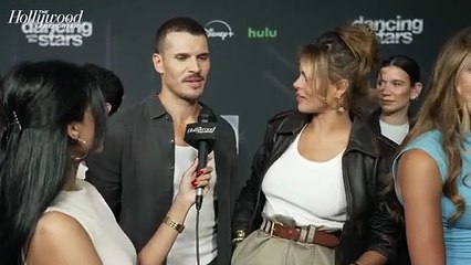 Brooks Nader & Gleb Savchenko Share Their Reaction to Finding Out They Were 'DWTS' Partners | THR Video