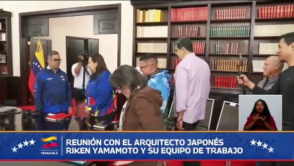 Presidente Nicolás Maduro sostiene reunión de trabajo con el arquitecto japonés Riken Yamamoto