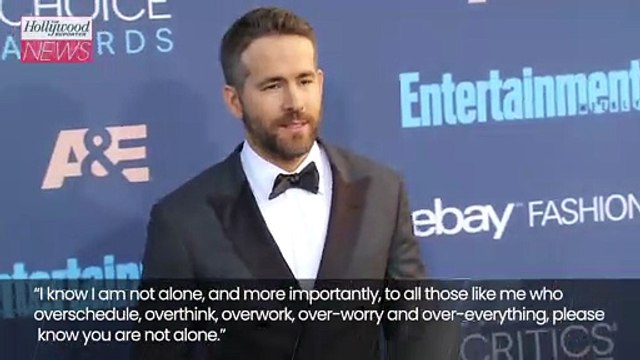 Ryan Reynolds Opens Up About His Struggles With Anxiety in Mental Health Awareness Post | THR News