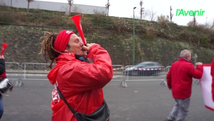 Pour le 3e jour de grève nationale, la FGTB a organisé un cortège à Verviers