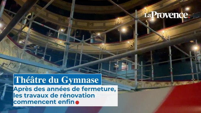 Théâtre du Gymnase : après des années de fermeture, les travaux de rénovation commencent enfin