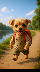 sad god store dog don't have cash to buy bag 😔