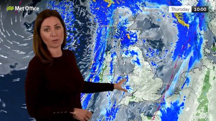 Met Office Wednesday Evening Weather Forecast 26/11/2025