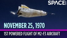 OTD In Space - November 25: 1st Powered Flight of the 'Wingless' M2-F3 Aircraft