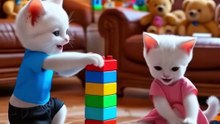Evil Cat Babysitter  Kitten Kids Escape  Cat Animation Short  #cat#kitten#cutecat#catlover