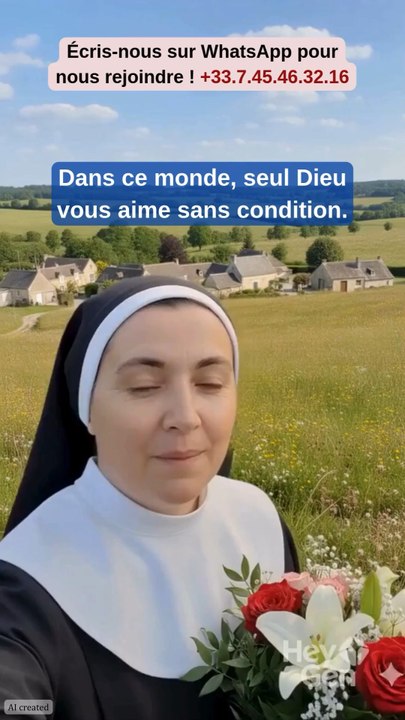 Dans ce monde, seul Dieu vous aime sans condition. Dites-vous « Amen » ?
