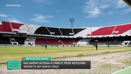 Galhardo aciona a CNRD e pede recisão indireta no Santa Cruz