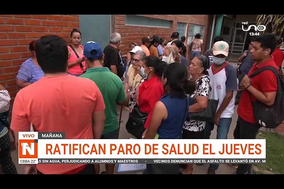 RATIFICAN PARO DE SALUD