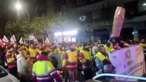Miranda sale a la calle para protestar contra el cierre del taller de remolcado de Renfe