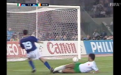 Copa do Mundo 1990  Itália x República da Irlanda (1/4 finals) com Galvão Bueno (globo)