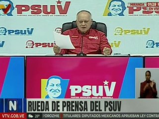 Sec. Gral. Diosdado Cabello insta a cumplir la nueva estructura organizativa del PSUV