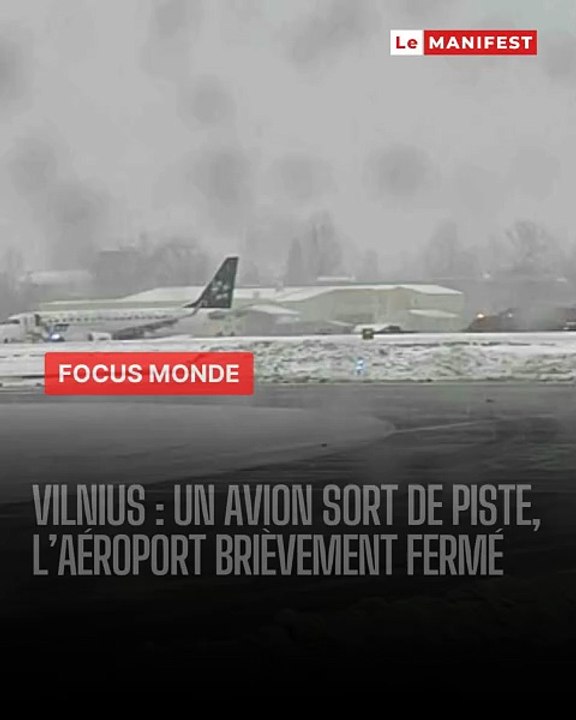 Le Manifest - 🚨 ✈️🔥 Frayeur à Vilnius 🇱🇹 Un avion LOT a glissé en fin de piste à l’aéroport de Vilnius, forçant une fermeture temporaire. Aucun blessé signalé, enquête en cours.🛬