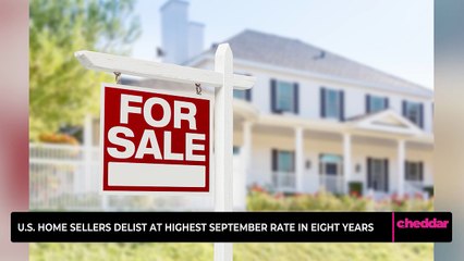U.S. Home Sellers Delist at Highest September Rate in Eight Years