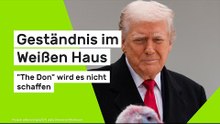 Donald Trump: Geständnis im Weißen Haus - "The Don" wird es nicht schaffen
