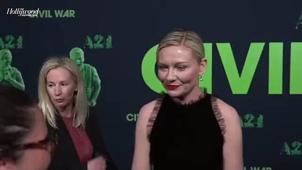 Kirsten Dunst Shares Her Thoughts About Releasing 'Civil War' During an Election Year | THR Video