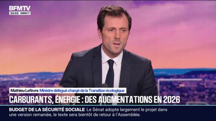Hausse des prix du carburant: "Elle n'est pas automatique", explique le ministre délégué chargé de la Transition écologique