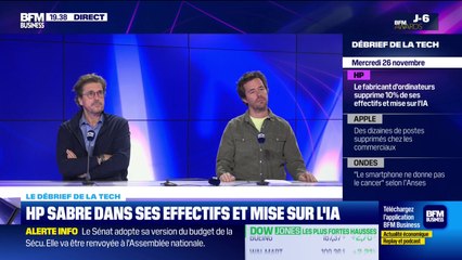 HP sabre dans ses effectifs et mise sur l'IA - 26/11