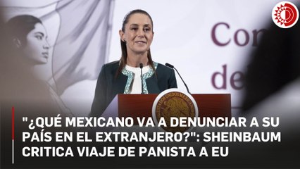 Sheinbaum cuestiona al PAN por buscar intervención de EU tras marcha Gen Z