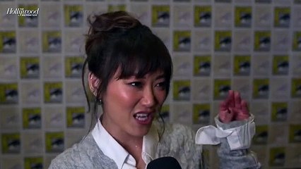 Karen Fukuhara Calls 'The Boys' Fandom "Phenomenal" at San Diego Comic-Con | THR Video