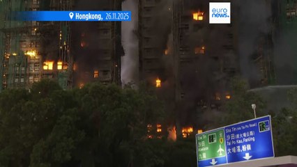 36-ra emelkedett a hongkongi lakóparkban keletkezett tűz áldozatainak száma