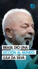 Con Bolsonaro en prisión, Brasil "dio una lección de democracia al mundo", dice Lula
