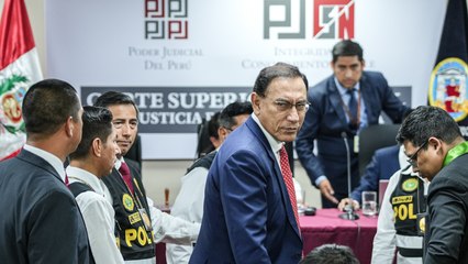 Condenado a 14 años de cárcel por corrupción el expresidente peruano Martín Vizcarra