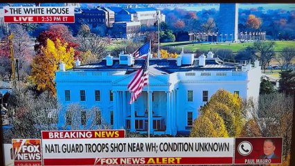 Washington : Deux militaires blessés après des coups de feu devant la Maison Blanche qui a été placée en alerte maximum