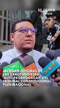 allanan oficinas de las exautoridades 'autoprorrogadas' del TCP