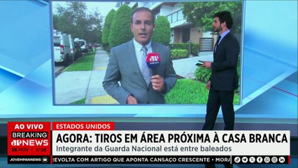 URGENTE: dois soldados da Guarda Nacional dos EUA são baleados próximos à Casa Branca