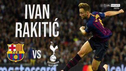 Ivan Rakitić Scores Incredible Long-Range Volley for Barcelona vs Tottenham | Best Champions League Goals