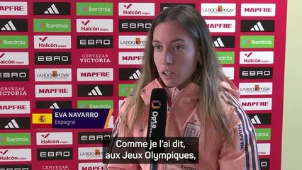 Espagne - Eva Navarro attend avec impatience le choc contre l’Allemagne