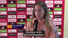 Espagne - Eva Navarro attend avec impatience le choc contre l’Allemagne