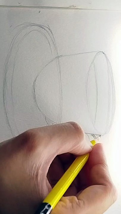 Cup and saucer realistic shading