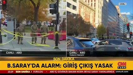 ABD'de saldırı şoku! Beyaz Saray'a giriş ve çıkışlara kapatıldı