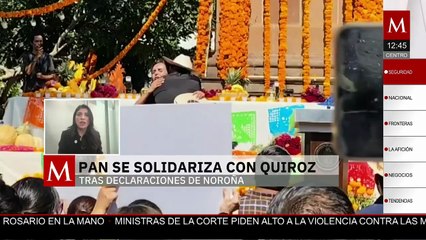 Senadora Verónica Rodríguez opina sobre conflicto entre Noroña y alcaldesa de Uruapan