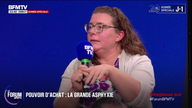 FORUM BFM - Allocations: Je suis toute seule sur mon salaire donc on estime que je suis presque riche , déplore Coralie, propriétaire gagnant 1400 euros par mois